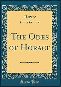 Horace: Odes Book I Cover