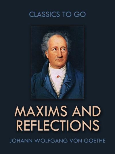 Maxims and Reflections Cover